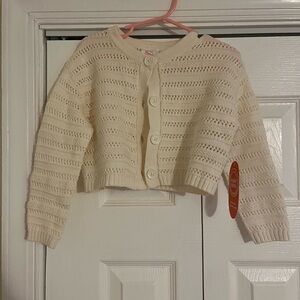 Cream Knit Kids Sweater